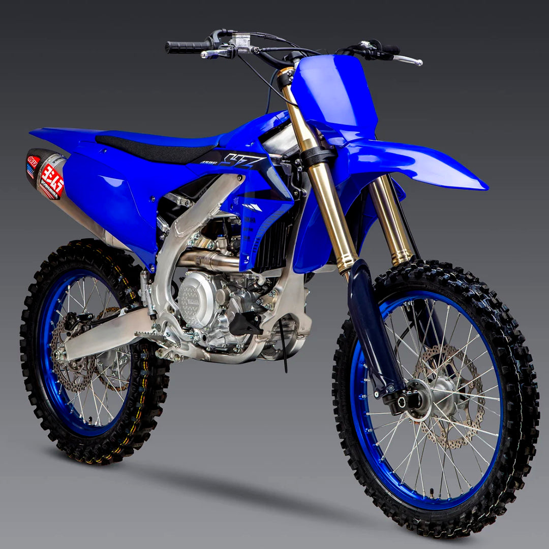 Yoshimura RS-12 Full Exhaust System Yamaha YZ450F 2023-2025 (S.Steel/Alu/Carbon Cap)