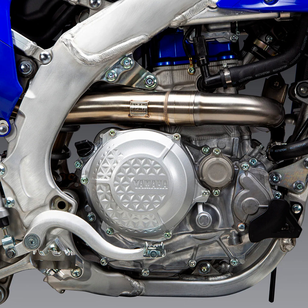 Yoshimura RS-12 Full Exhaust System Yamaha YZ450F 2023-2025 (S.Steel/Alu/Carbon Cap)