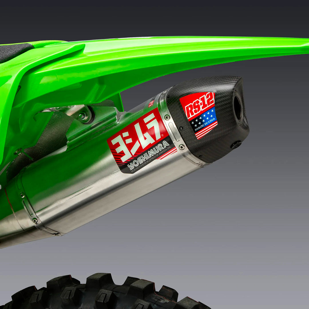 Yoshimura RS-12 Full Exhaust System Kawasaki KXF250 2021-2023