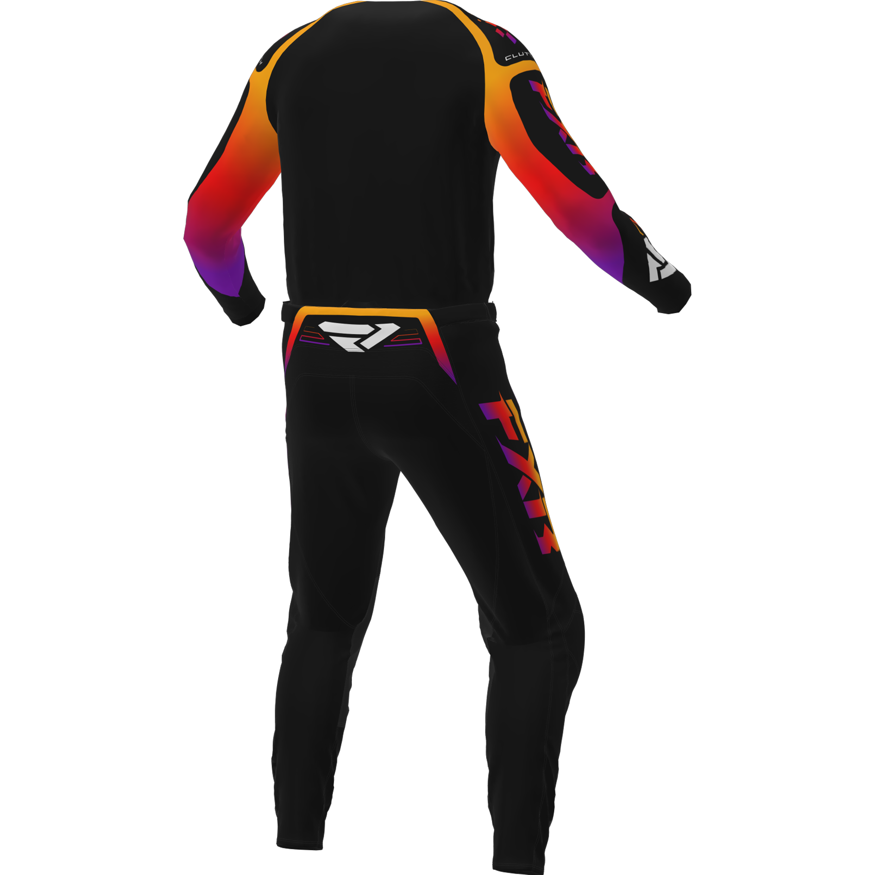 FXR KIDS Clutch 2025 MX Kit Combo Black/Spectrum