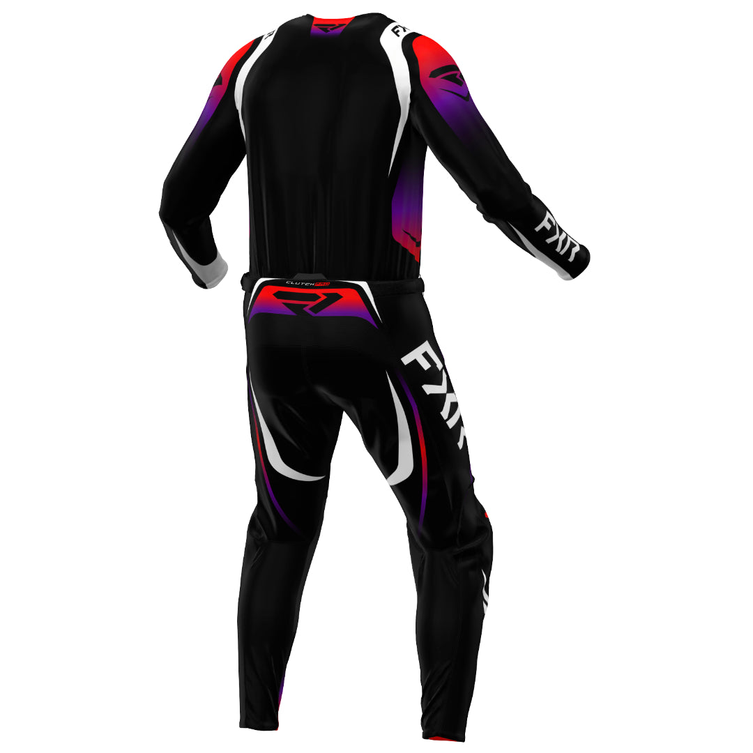 FXR Clutch Pro 2025 MX Kit Combo Black/Red/Purple