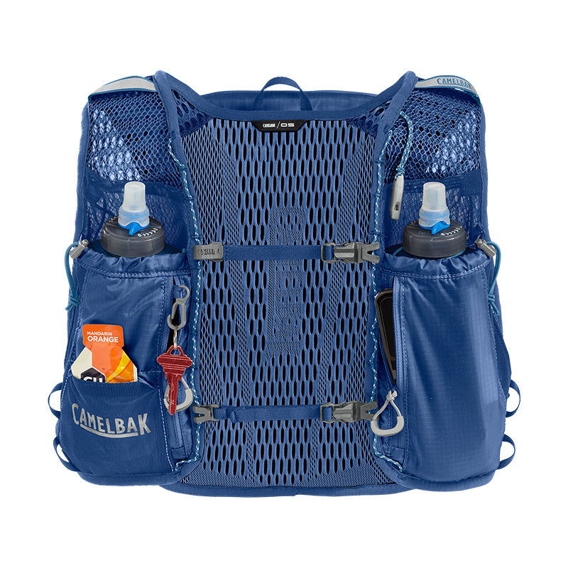 CamelBak Zephyr™ Pro Vest with Two 500ml 17oz Quick Stow™ Flasks Galaxy Blue