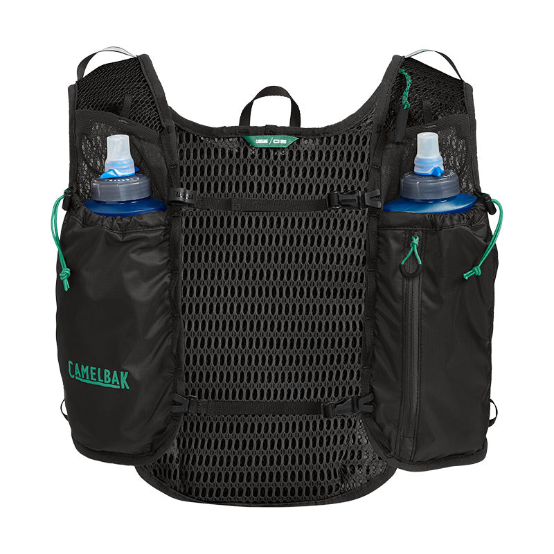 CamelBak Trail Run™ Vest with Two 500ml 17oz Quick Stow™ Flasks Black