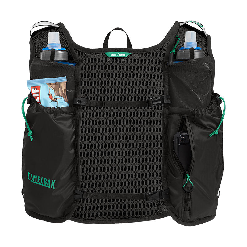 CamelBak Trail Run™ Vest with Two 500ml 17oz Quick Stow™ Flasks Black
