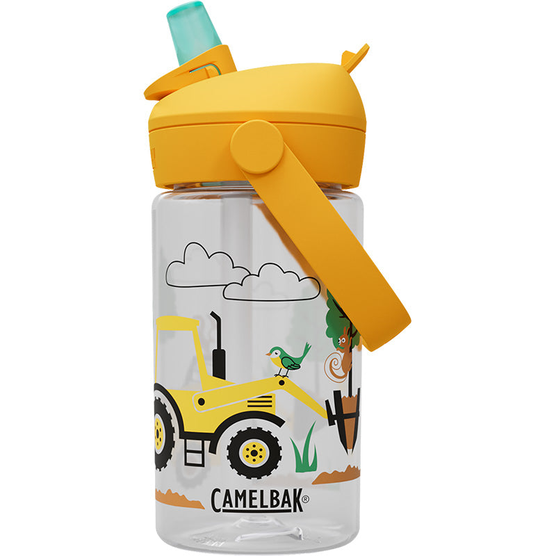 CamelBak Thrive Flip Straw Kids Bottle 400ml 14oz Tractors And Trees