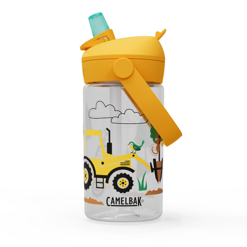 CamelBak Thrive Flip Straw Kids Bottle 400ml 14oz Tractors And Trees