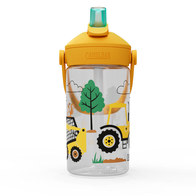 CamelBak Thrive Flip Straw Kids Bottle 400ml 14oz Tractors And Trees