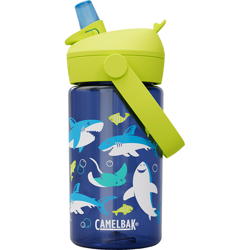 CamelBak Thrive Flip Straw Kids Bottle 400ml 14oz Sharks And Rays