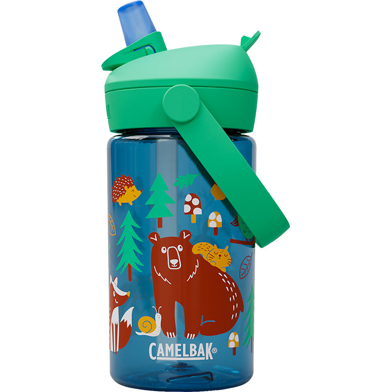CamelBak Thrive Flip Straw Kids Bottle 400ml 14oz Friendly Forest