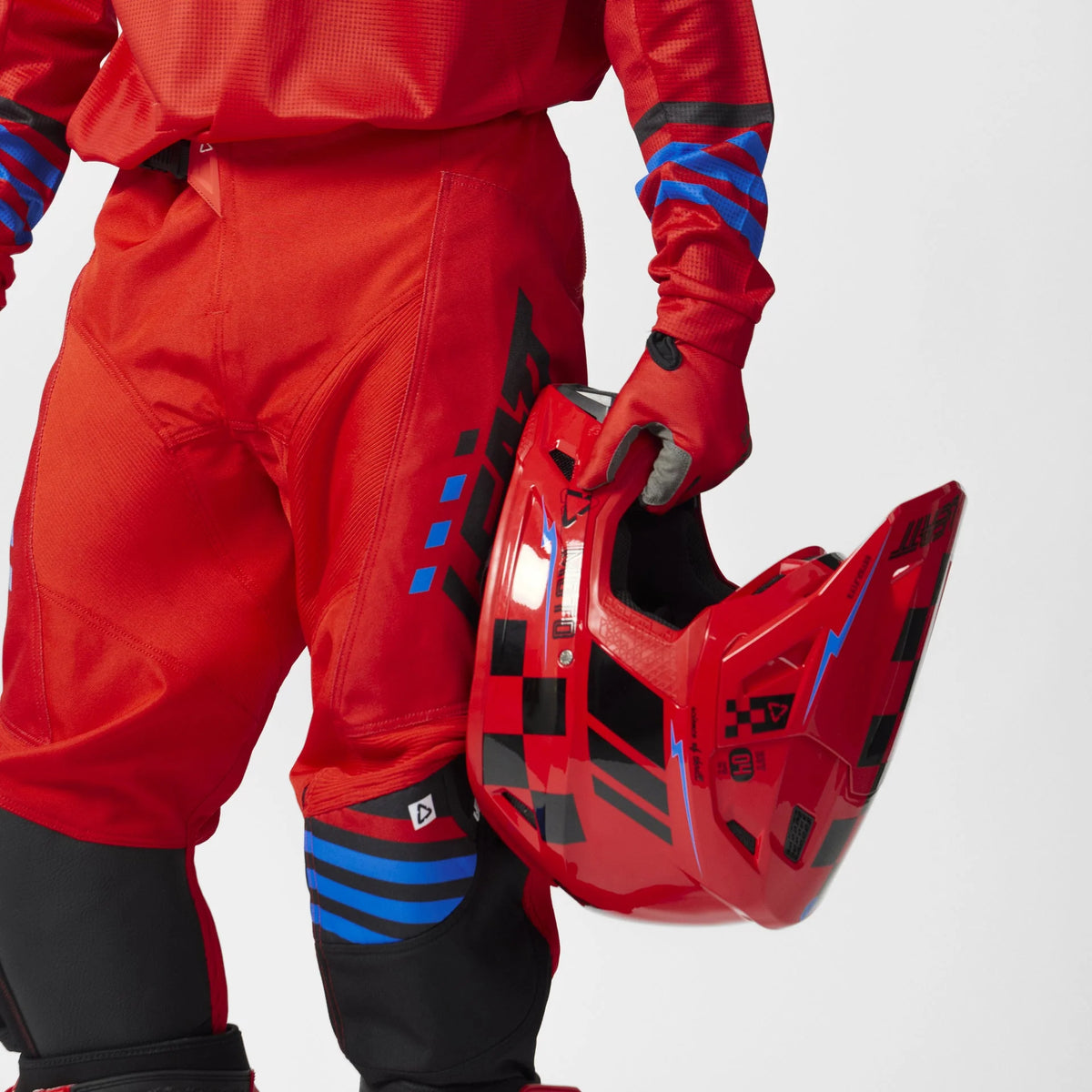Leatt Moto 3.5 MX Kit Combo 2027 Stripes Red