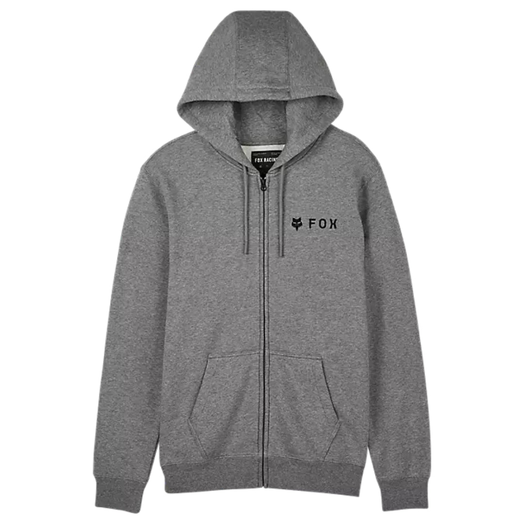 Fox Absolute Zip Up Hoodie Heather Graphite