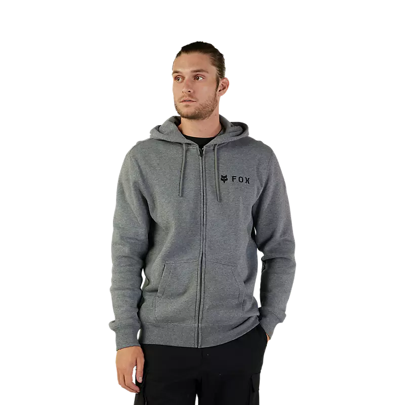 Fox Absolute Zip Up Hoodie Heather Graphite