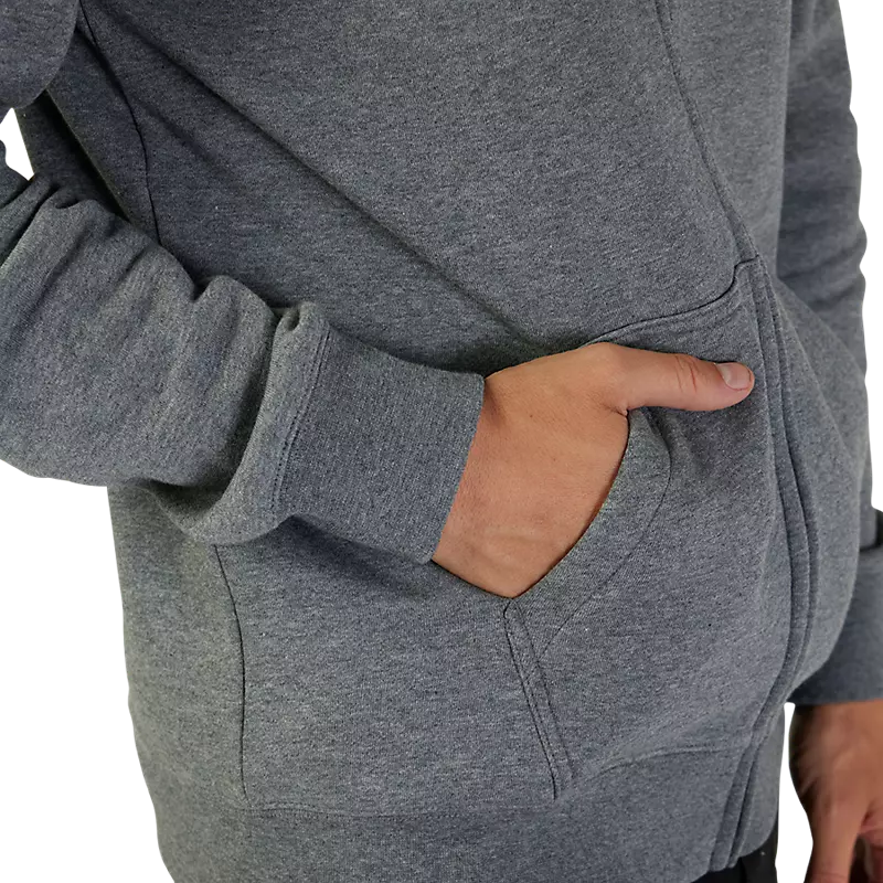 Fox Absolute Zip Up Hoodie Heather Graphite