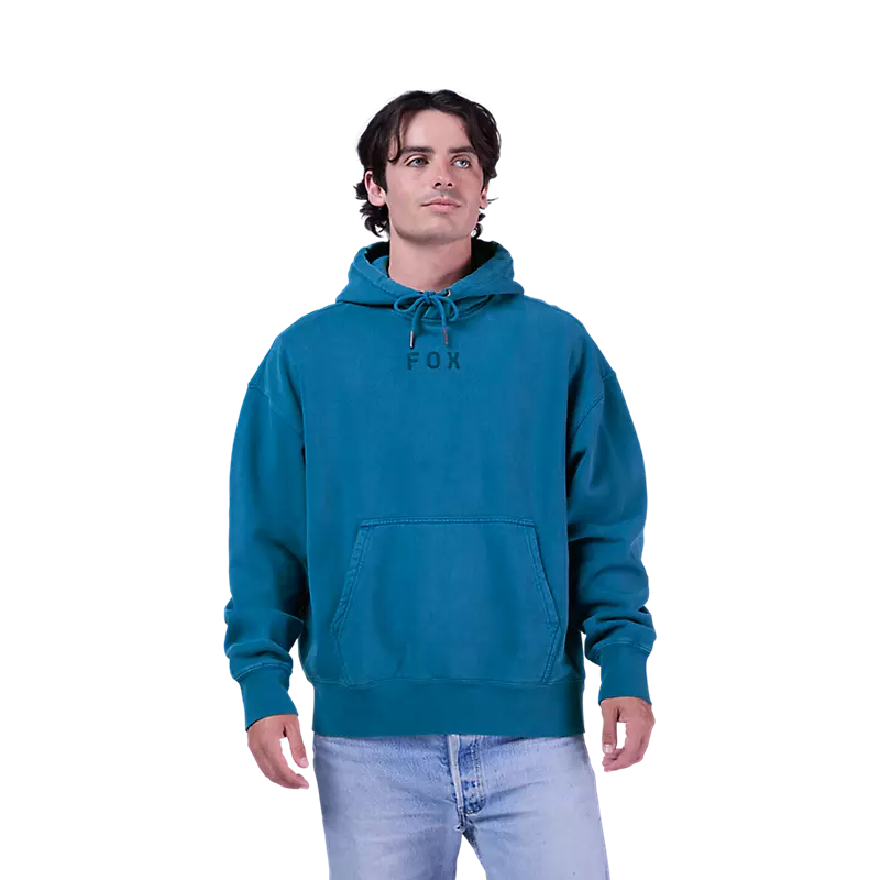 Fox Wordmark Oversized Pullover Hoodie Twilight