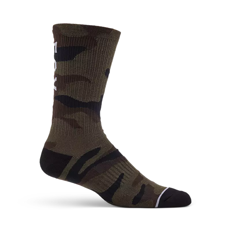 Fox Camo Crew Sock Green Camo