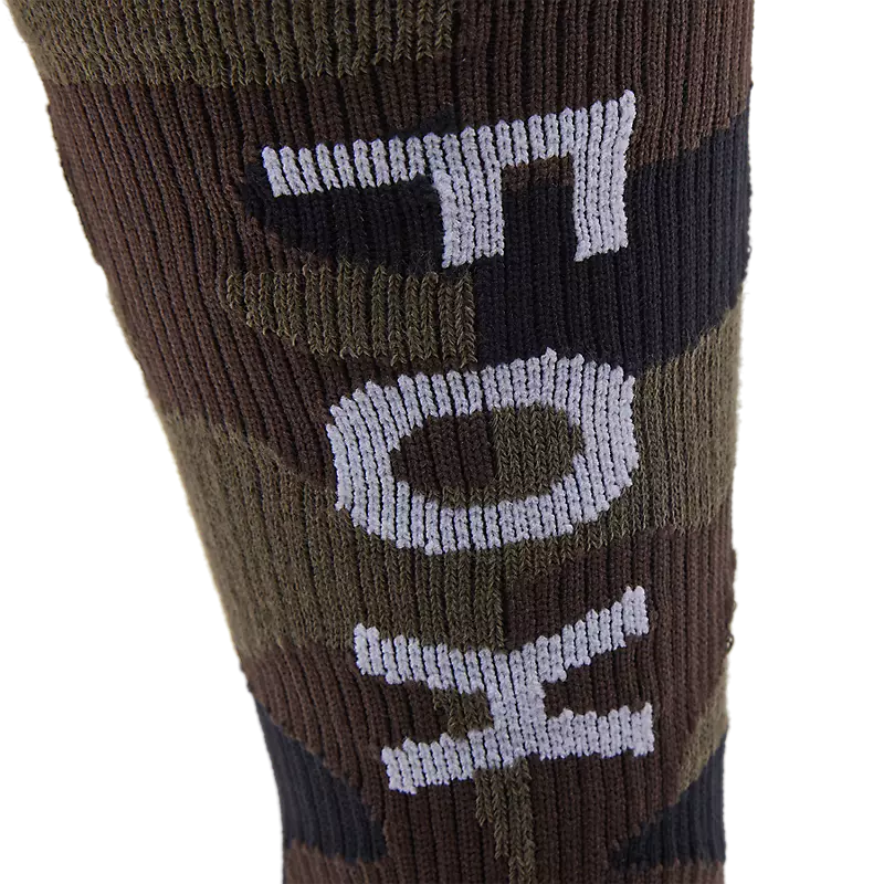 Fox Camo Crew Sock Green Camo