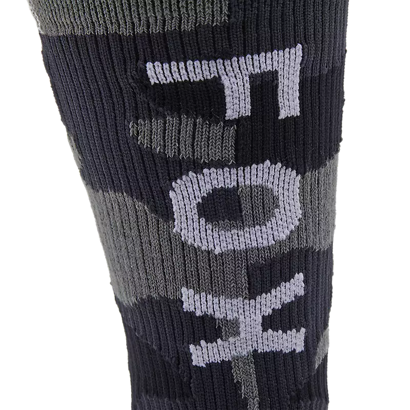 Fox Camo Crew Sock Black Camo
