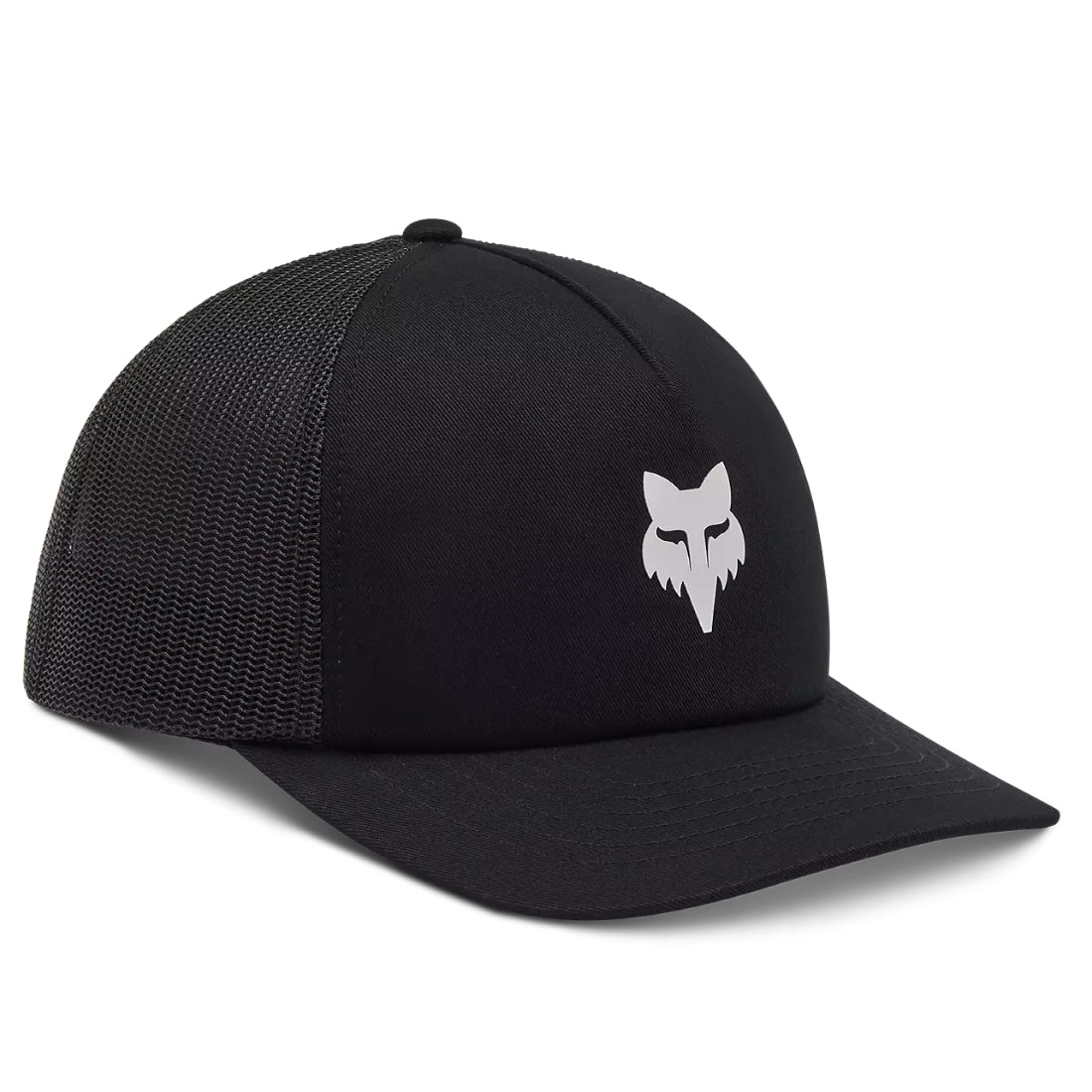 Fox Head Trucker Hat Black
