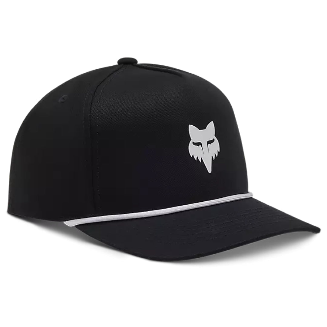 Fox Head Rope Hat Black