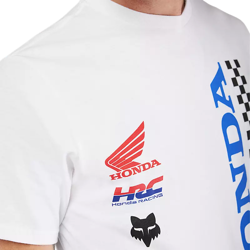 Fox Honda Short Sleeve Tee Optic White