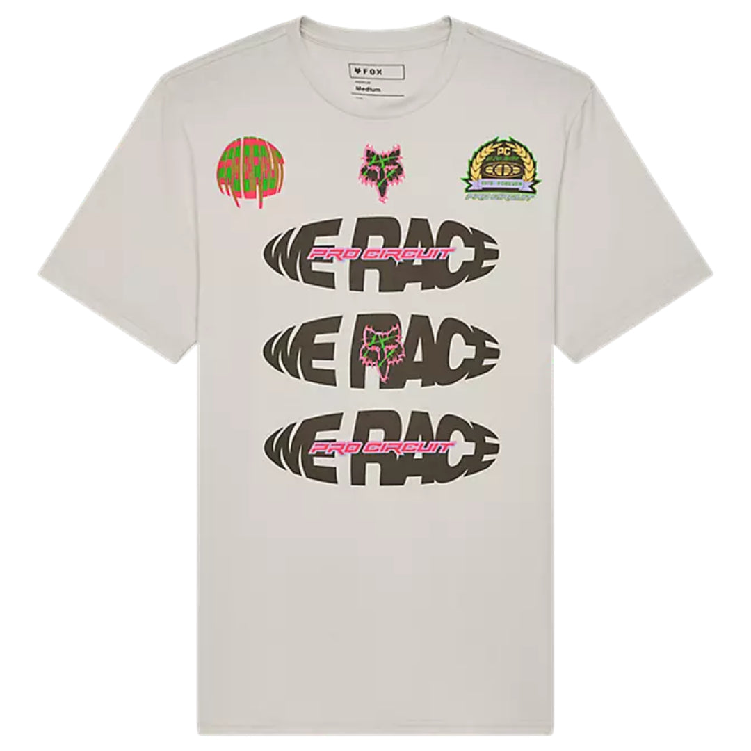 Fox Pro Circuit Short Sleeve Tee Light Grey
