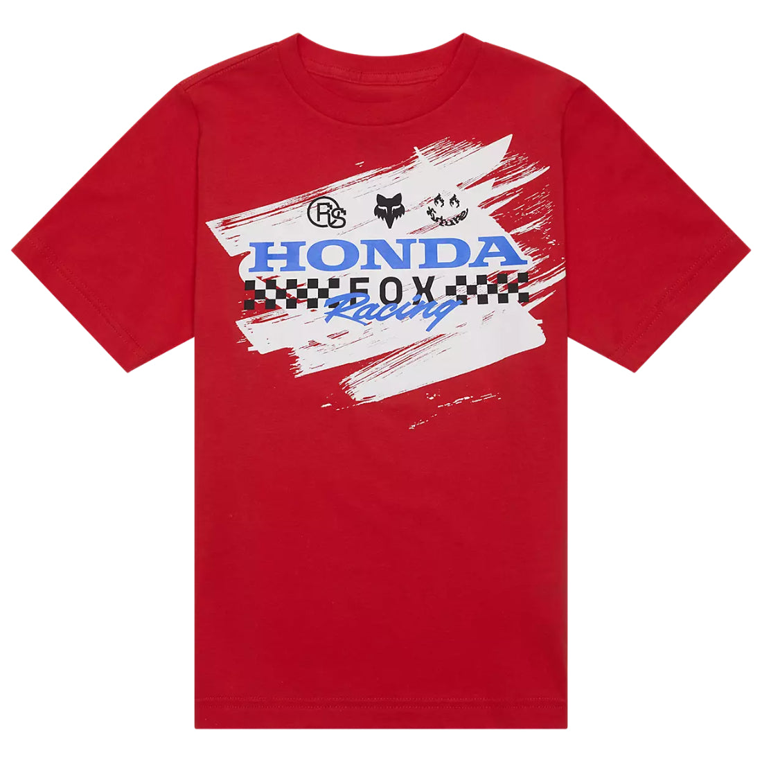Fox Youth Fox X Honda Short Sleeve Tee Red