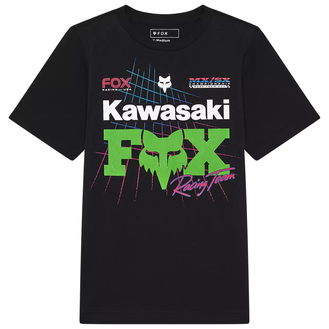 Fox Youth Fox X Kawasaki Short Sleeve Tee Black