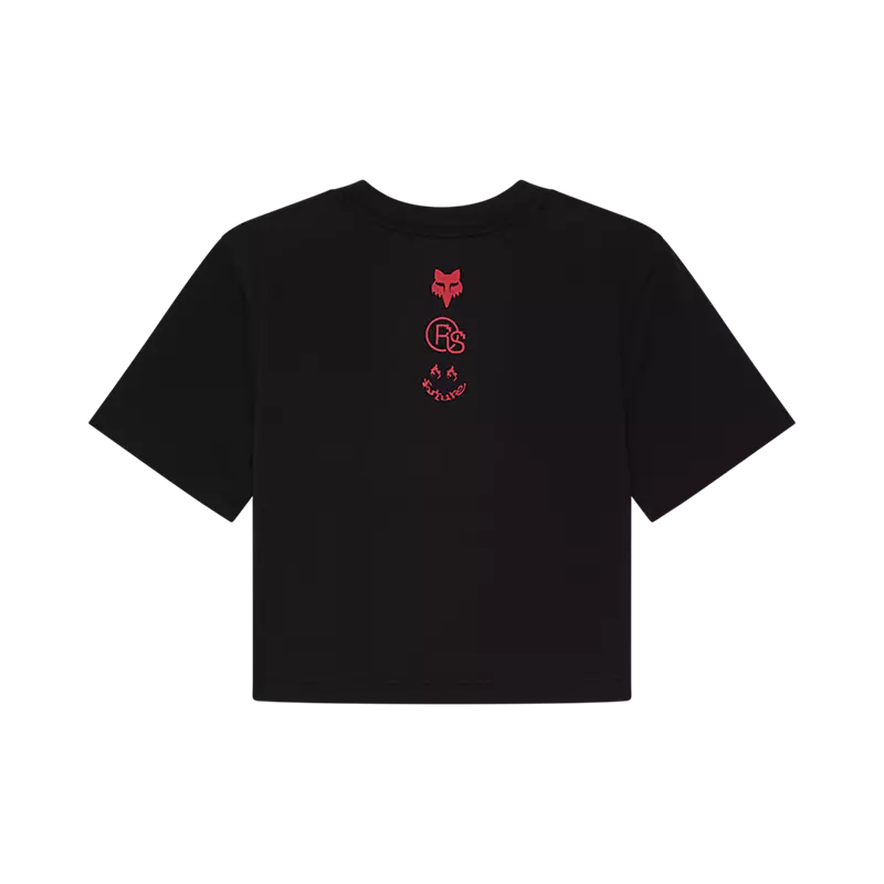Fox Womens Fox X Honda Baby Tee Black