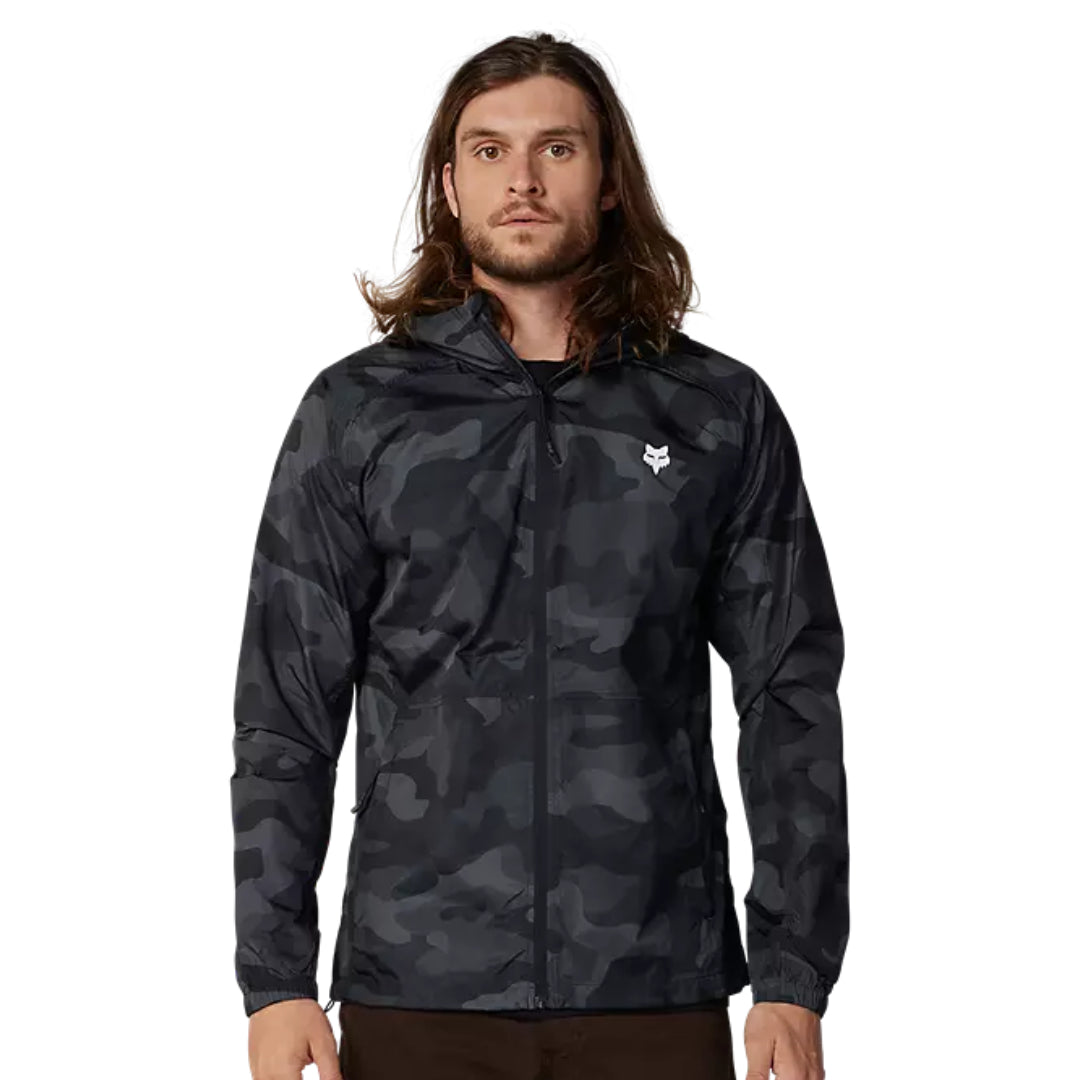 Fox Head Camo Windbreaker Black Camo