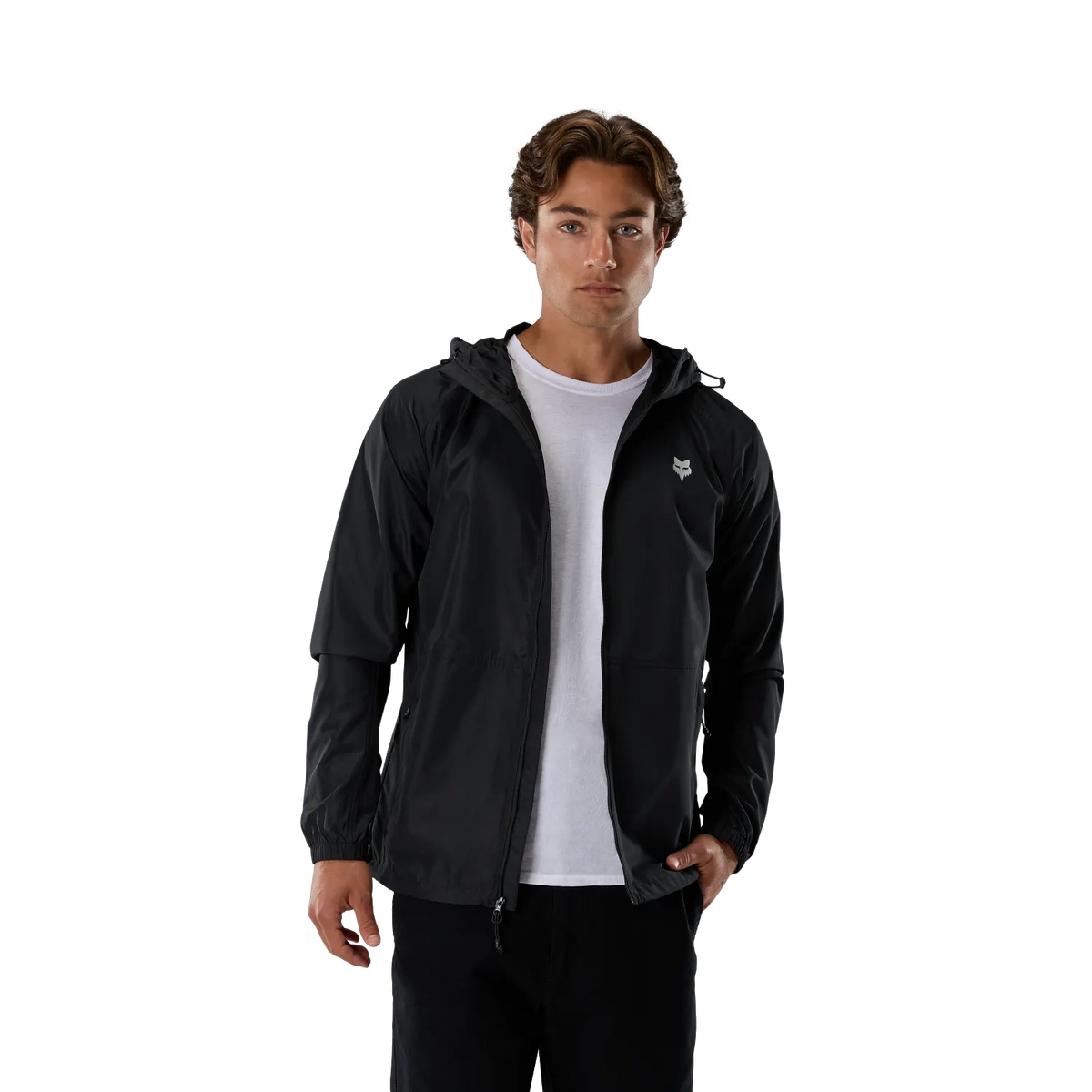 Fox Head Windbreaker Jacket Black