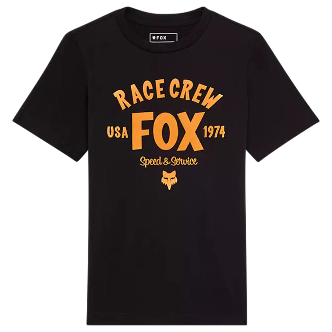 Fox Youth Slogan Short Sleeve Tee Black