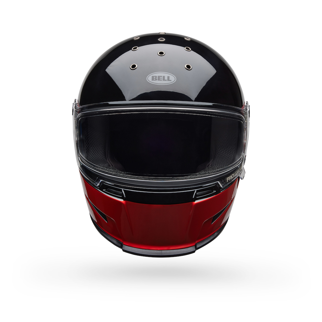 Bell Eliminator Menace Gloss ECE Helmet Red/Black