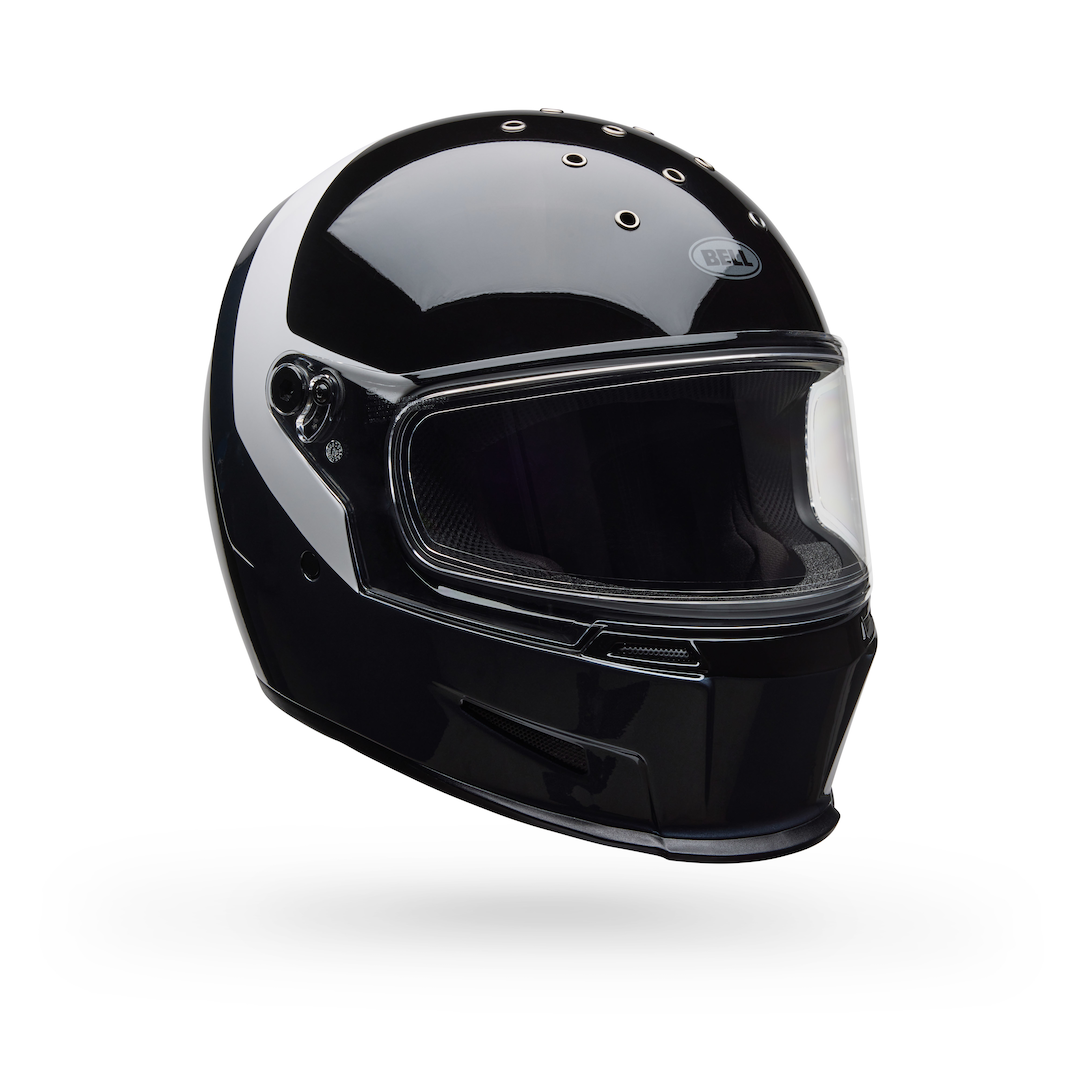 Bell Eliminator Menace Gloss ECE Helmet Black/White