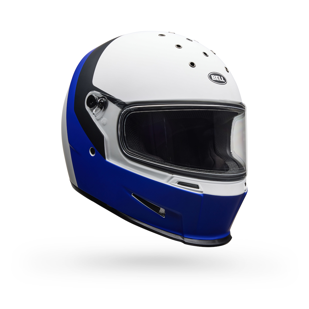 Bell Eliminator Menace Matte ECE Helmet Blue/White