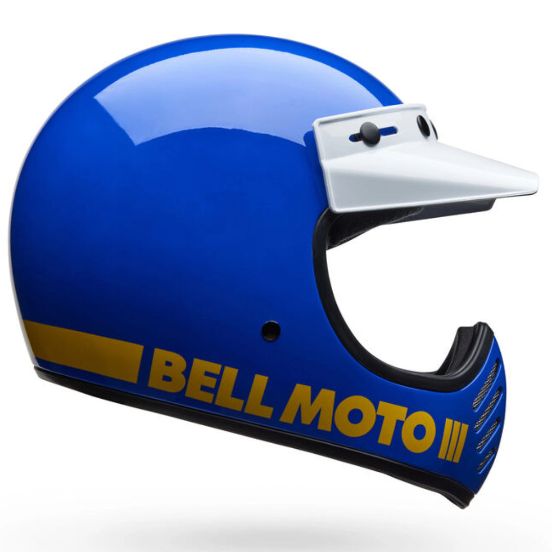 Bell Moto-3 Classic Gloss ECE Helmet Blue