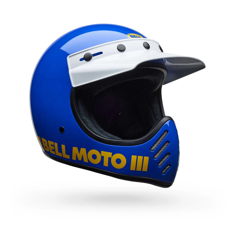 Bell Moto-3 Classic Gloss ECE Helmet Blue