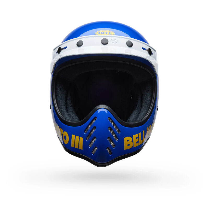 Bell Moto-3 Classic Gloss ECE Helmet Blue