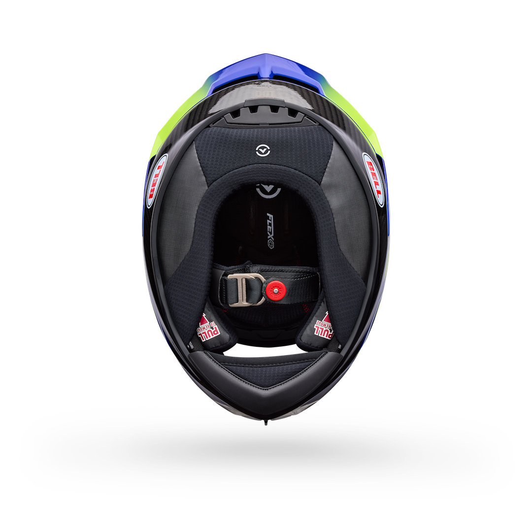 Bell Race Star DLX Flex Grid ECE 22.06 Helmet Blue/Yellow