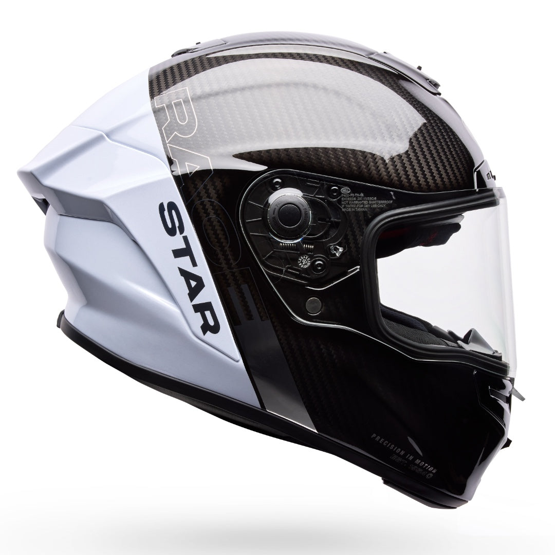 Bell Race Star DLX Flex Strike ECE 22.06 Helmet Silver/White