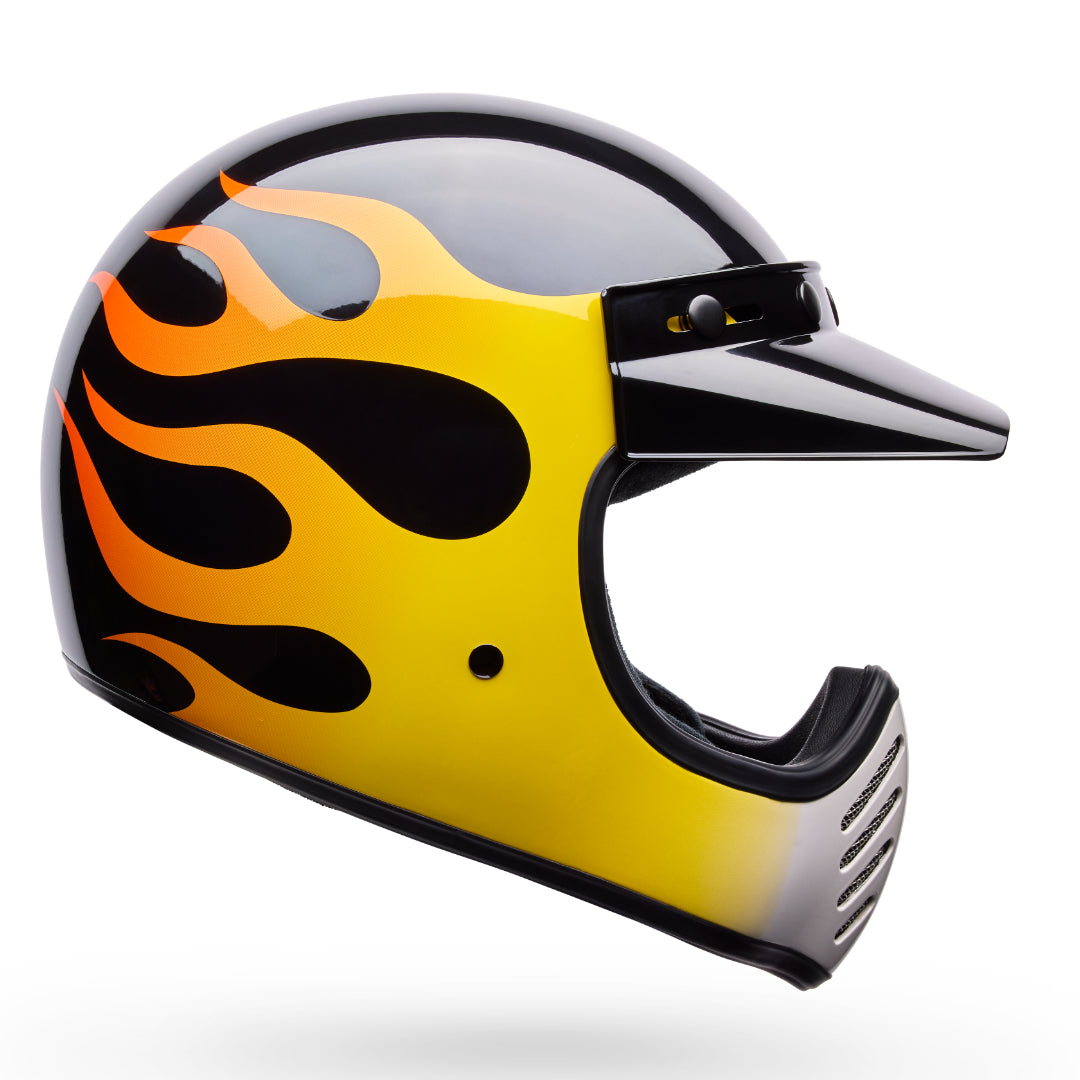 Bell Moto-3 Flint ECE 22.06 Helmet Yellow/Black