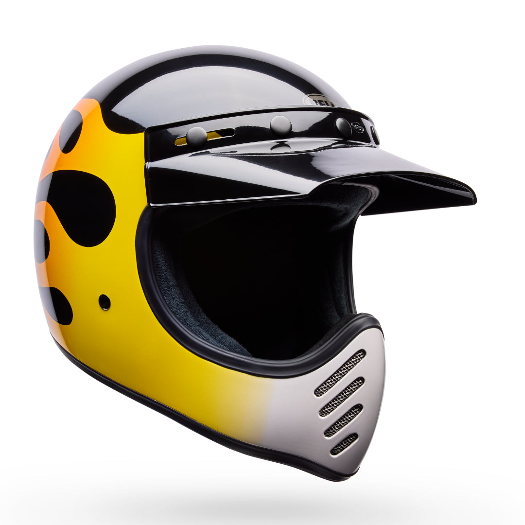 Bell Moto-3 Flint ECE 22.06 Helmet Yellow/Black