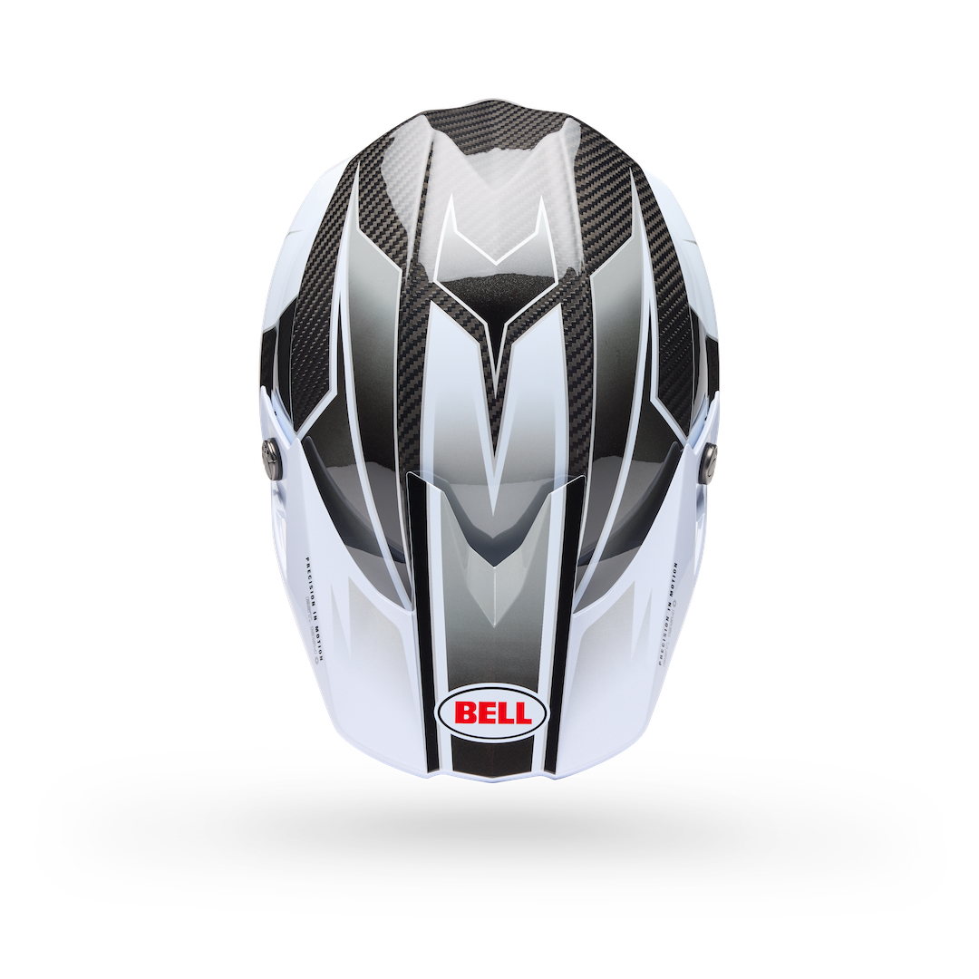 Bell Moto-10 Spherical Grid ECE 22.06 MX Helmet White/Black/Grey
