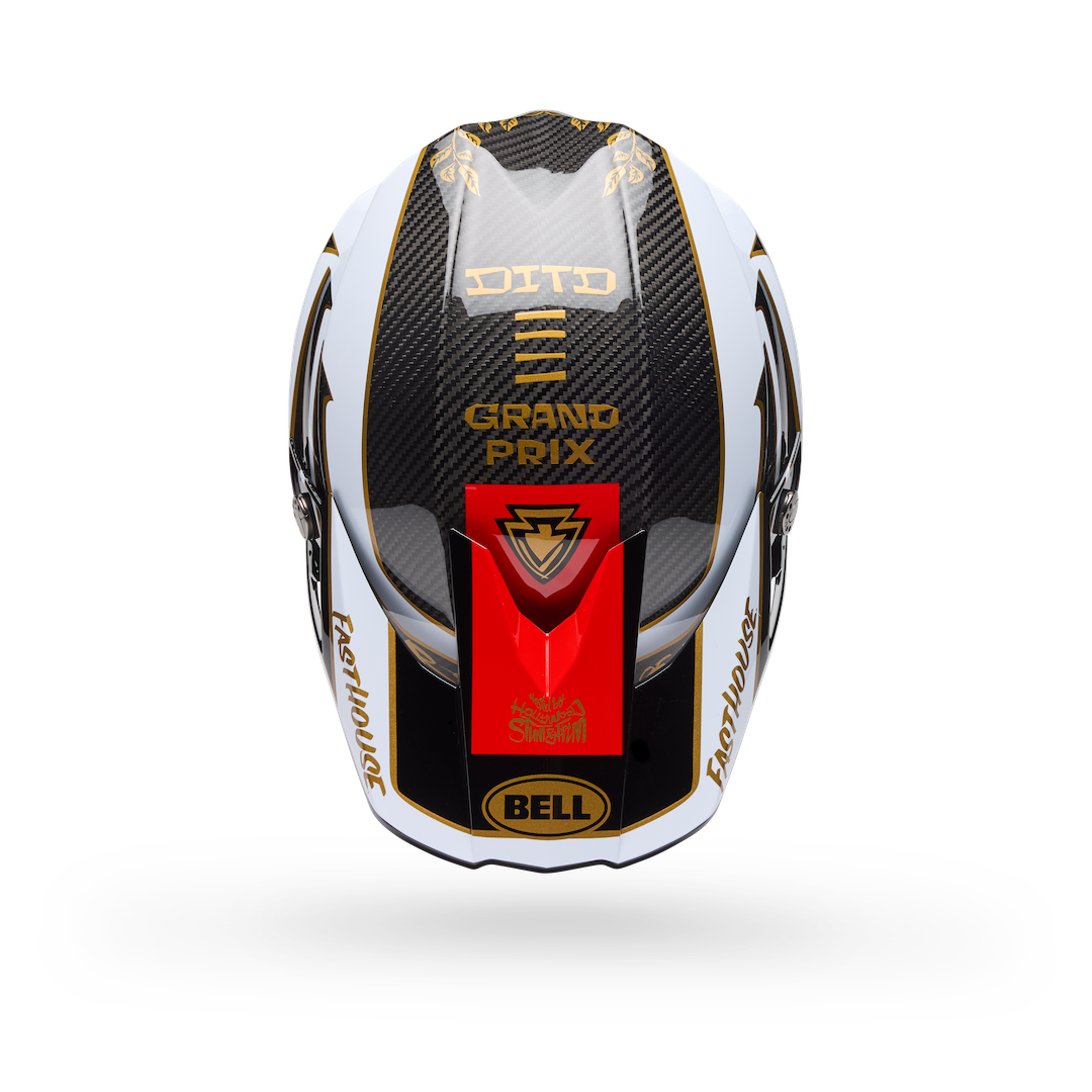 Bell Moto-10 Spherical FH DITD 25 LE ECE 22.06 MX Helmet Black/Gold