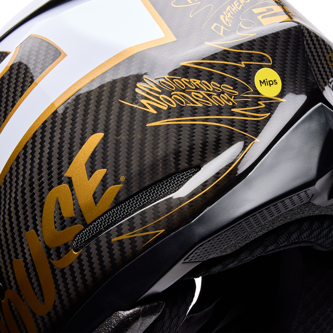 Bell Moto-10 Spherical FH DITD 25 LE ECE 22.06 MX Helmet Black/Gold