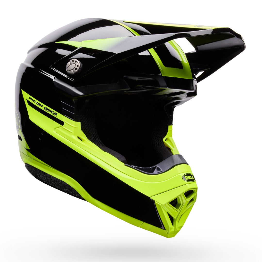 Bell Moto-10 MIPS Fade ECE 22.06 MX Helmet Black/Yellow