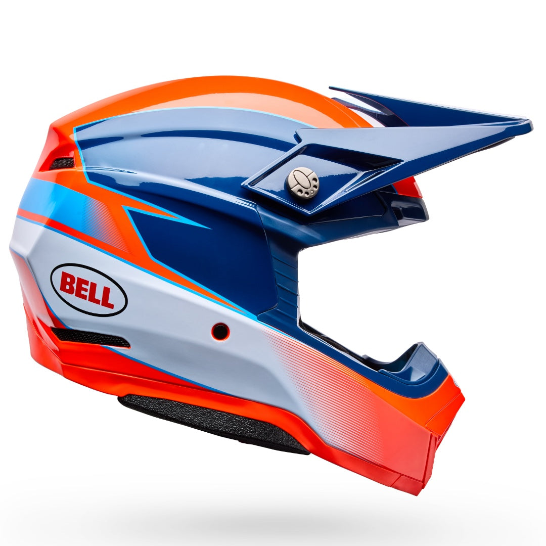 Bell Moto-10 MIPS Falcon ECE 22.06 MX Helmet Orange/Blue
