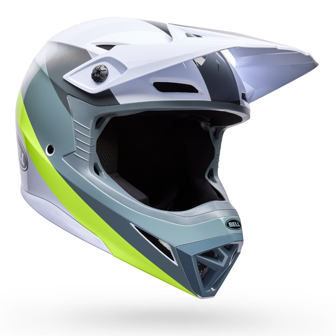 Bell MX-10 MIPS Aviator ECE 22.06 MX Helmet White/Green