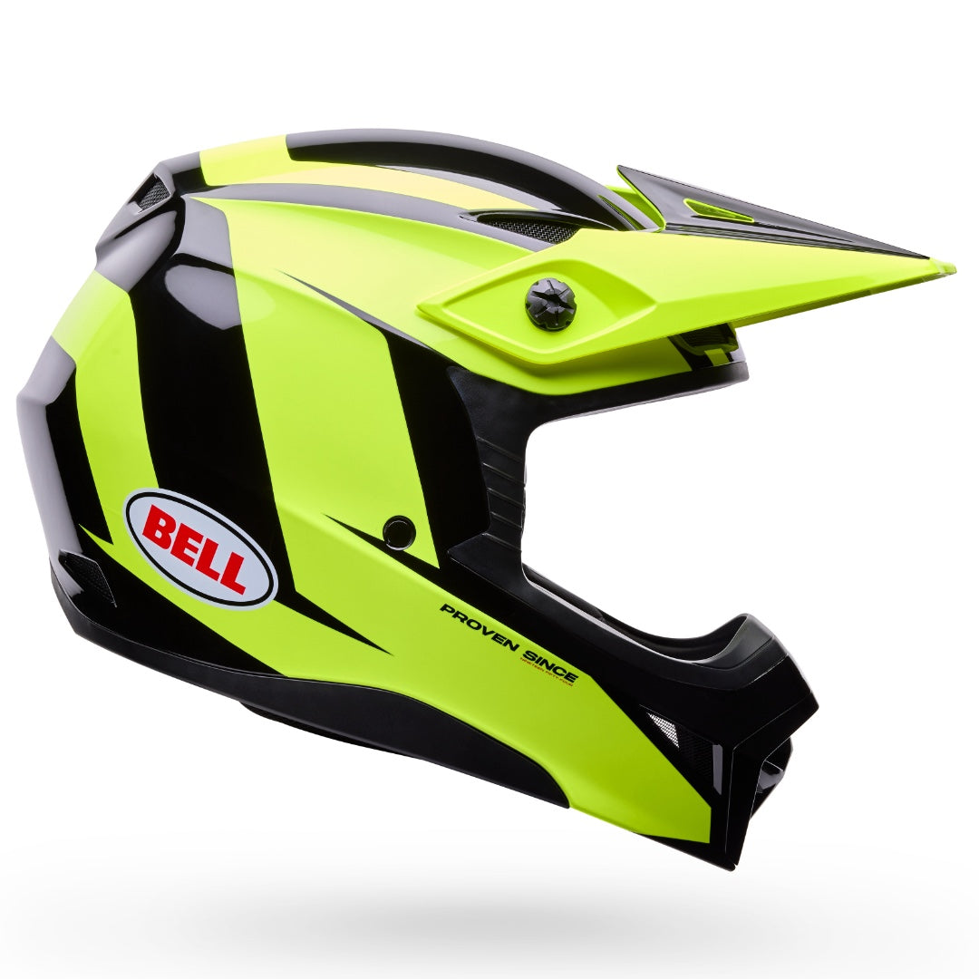 bell youth dirt bike helmet MX-10 MIPS Talon ECE 22.06 MX Yellow/Black Travel Duffel Bags | Full Suspension Retro Motorcycle-Style Ebike Size:2 1/2 inch - 1/4 oz