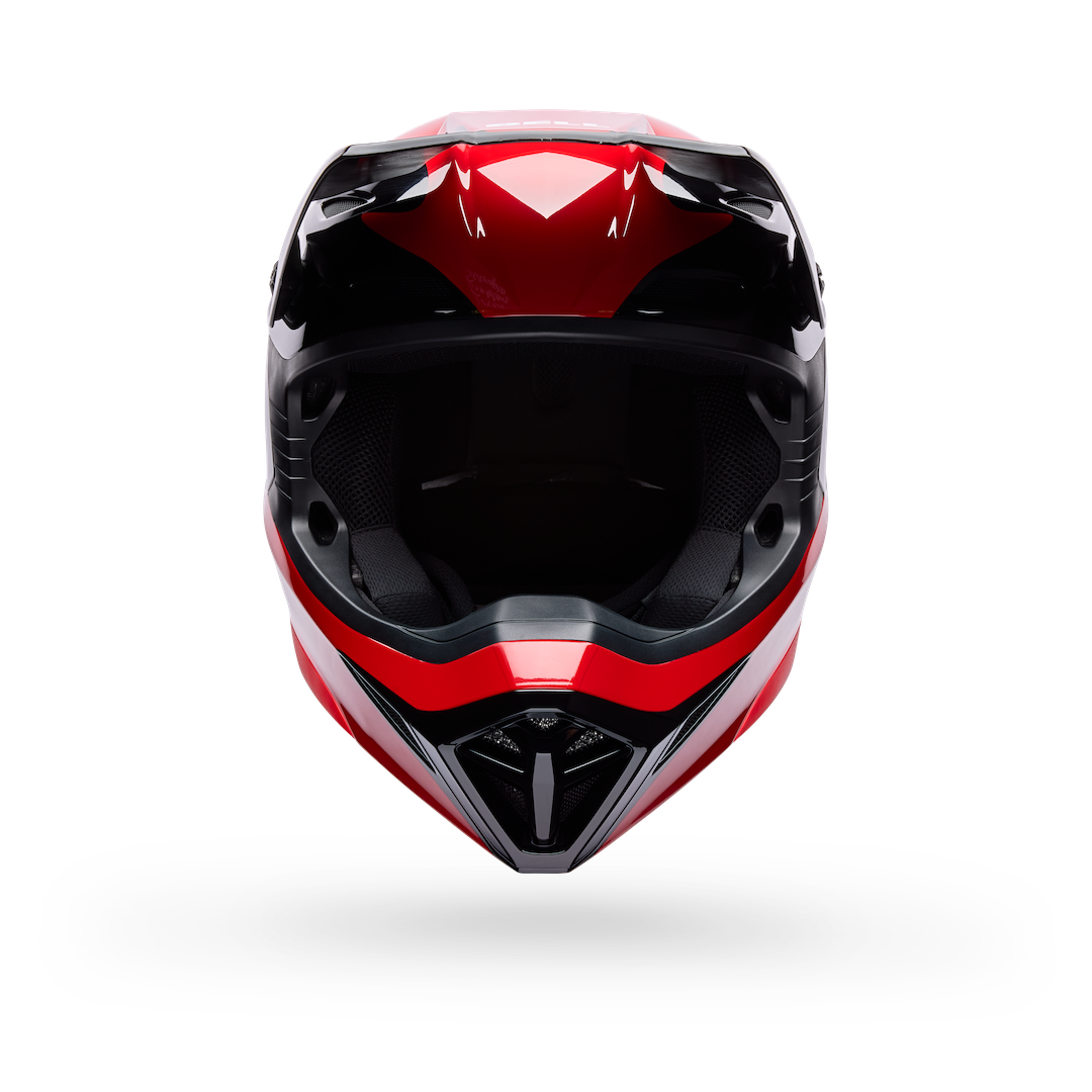 Bell MX-10 MIPS Wave ECE 22.06 MX Helmet Red/Black