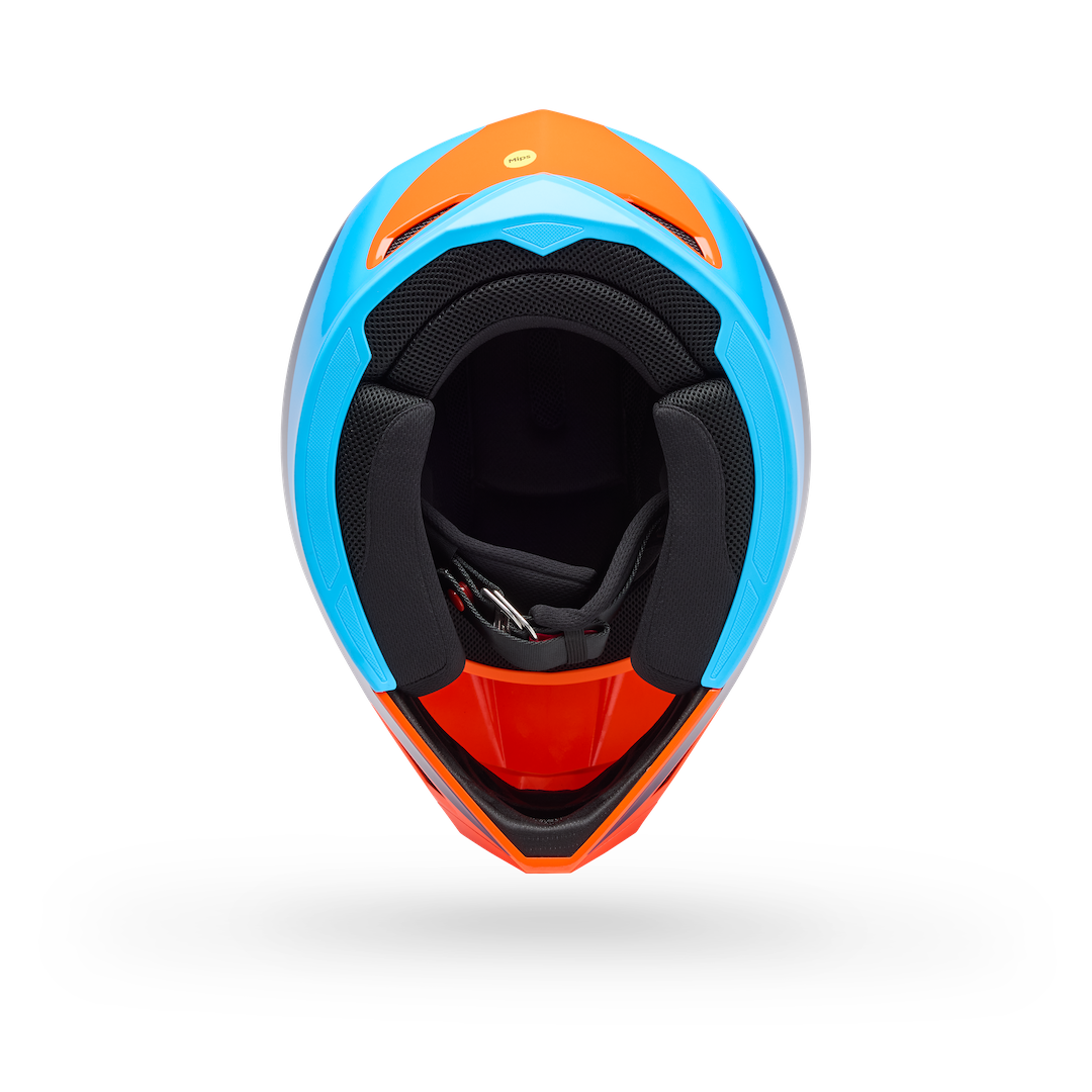 Bell MX-10 MIPS Wave ECE 22.06 MX Helmet Orange/Blue